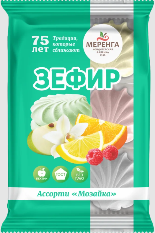 №1 Меренга Зефир Мозайка, 270г  в Выборге