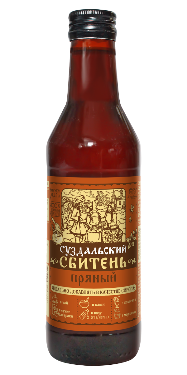 №3 Сбитень Суздальский "Пряный"(блок 8шт по 250мл) в Выборге