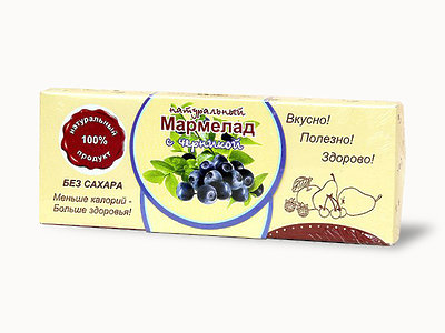 №2 Мармелад натуральный "Черника" 140г в Выборге
