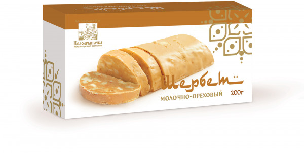 №1 Шербет МОЛОЧНО-ОРЕХОВЫЙ, 200г в Выборге